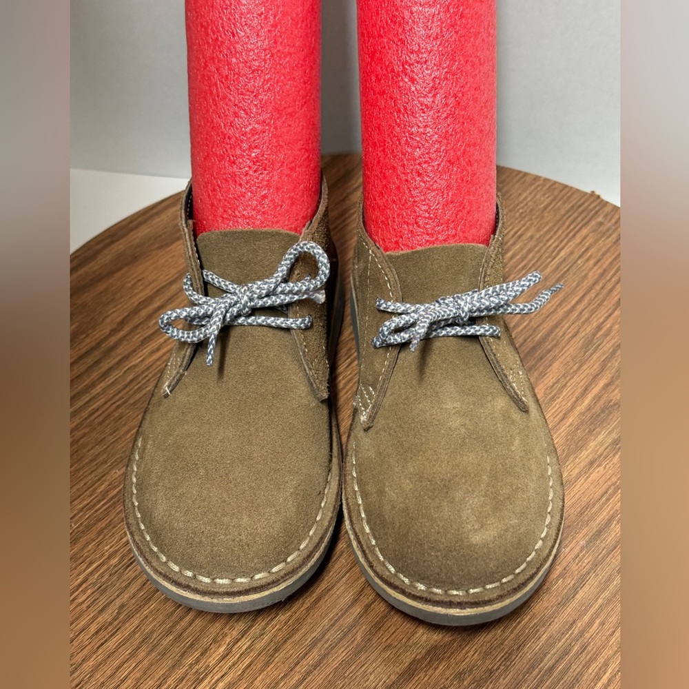 Veldskoen Heritage Farmer Chukka Boots KID Robbie/ Rhino Brown Suede Grey Sole